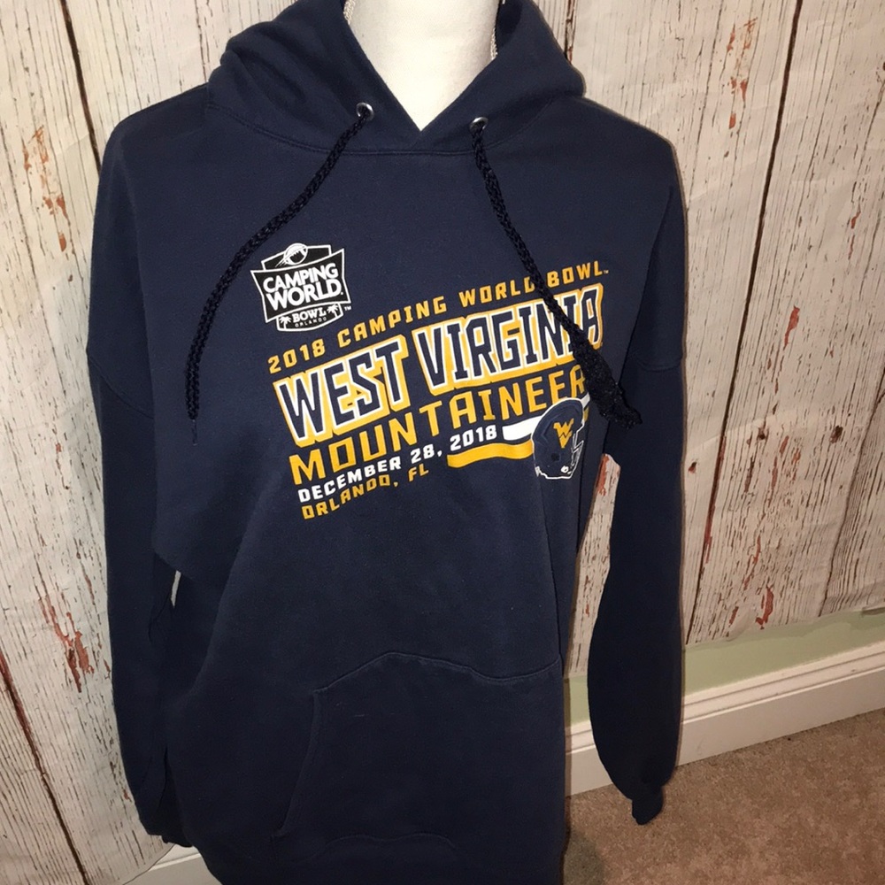 West Virginia University 2018 camping bowl sweatshirt